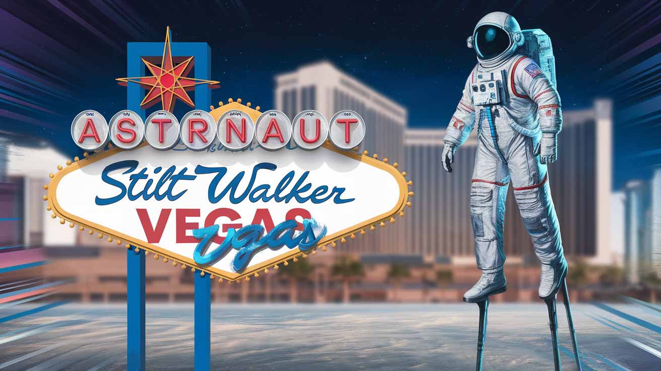 Astronaut Stilt Walker Entertainment in Las Vegas