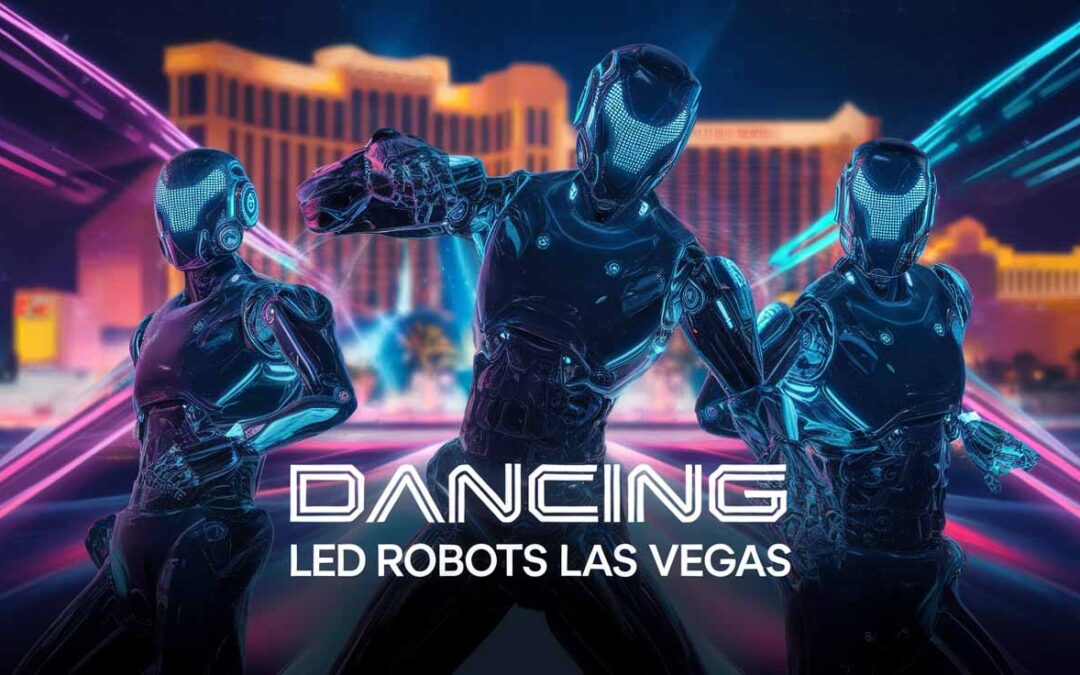 Dancing LED Robots in Las Vegas