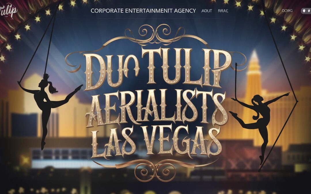 Duo Tulip Aerialists in Las Vegas
