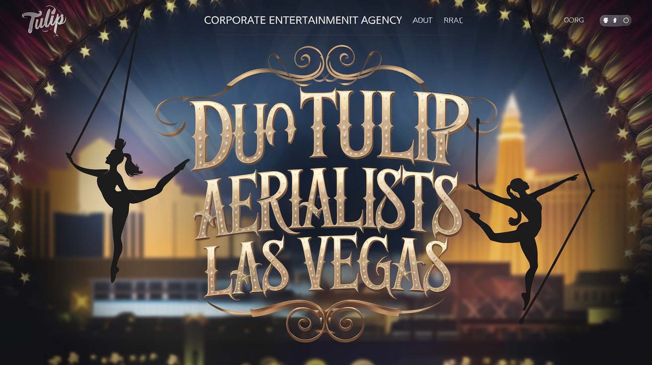 Duo Tulip Aerialists in Las Vegas