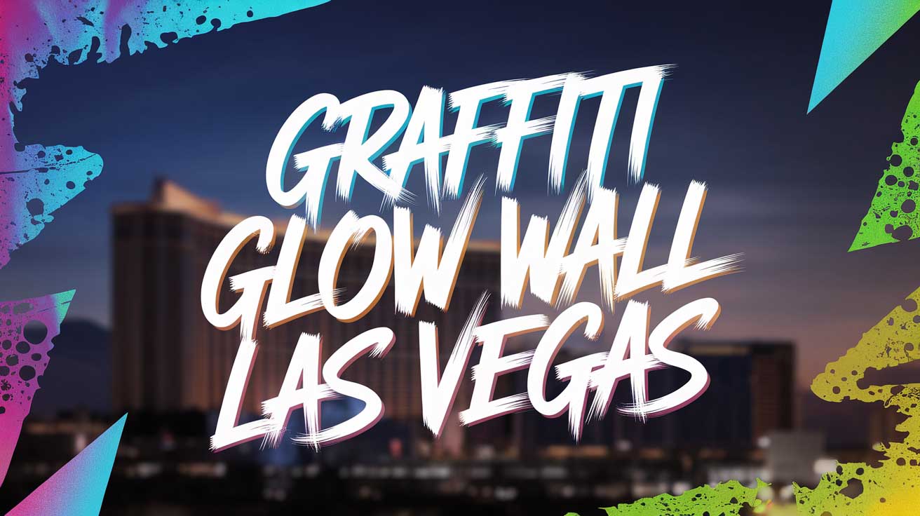 Graffiti Glow Wall in Las Vegas