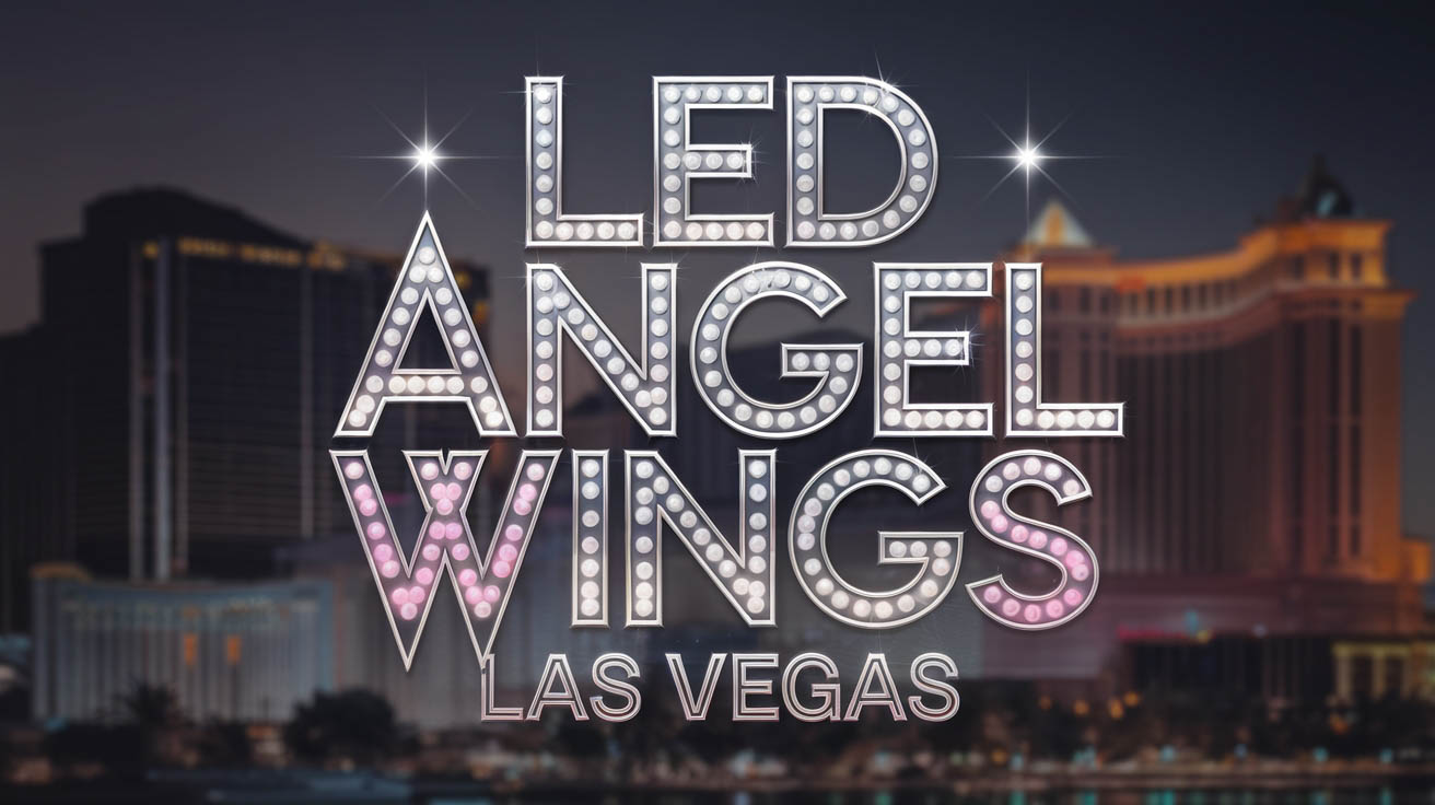 LED Angel Wings in Las Vegas