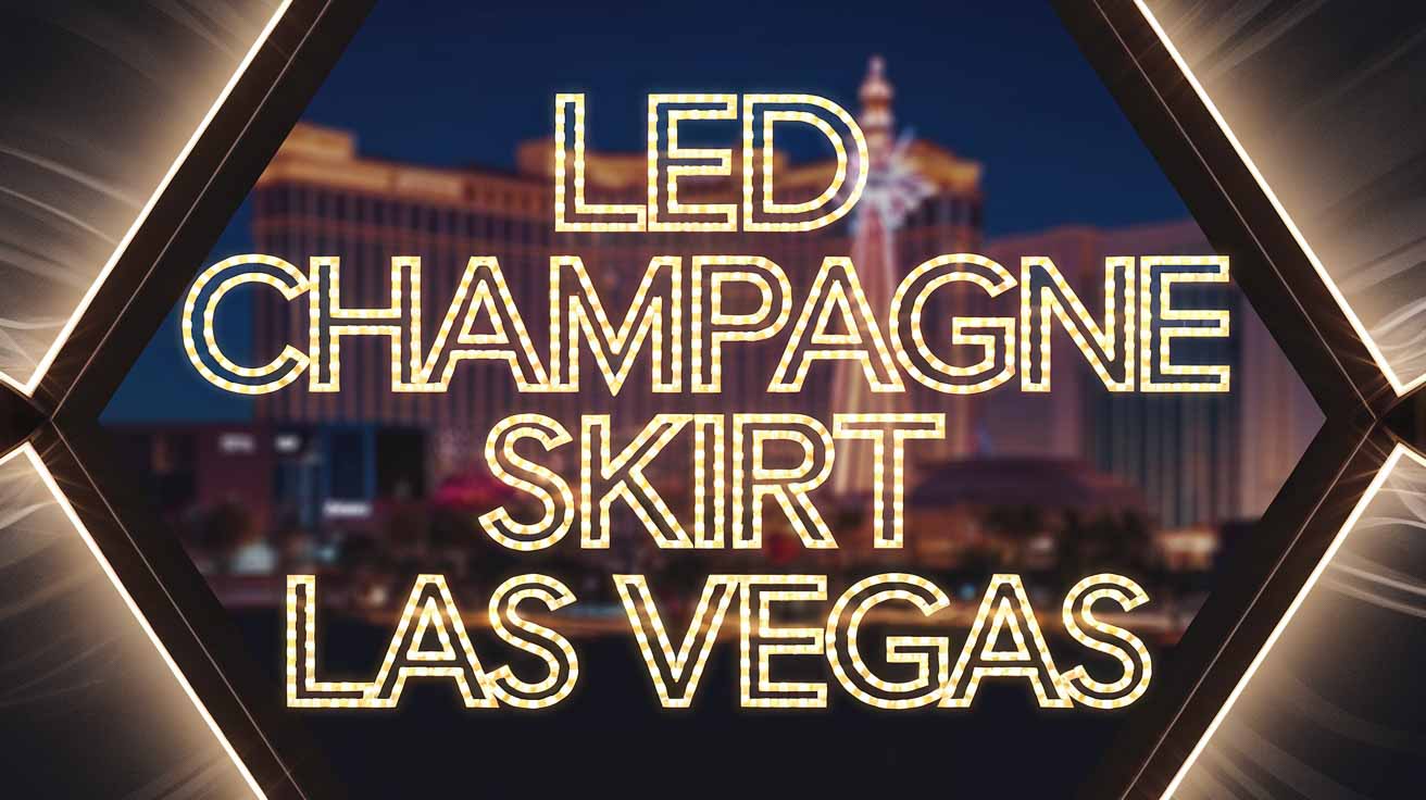 LED Champagne Skirt in Las Vegas