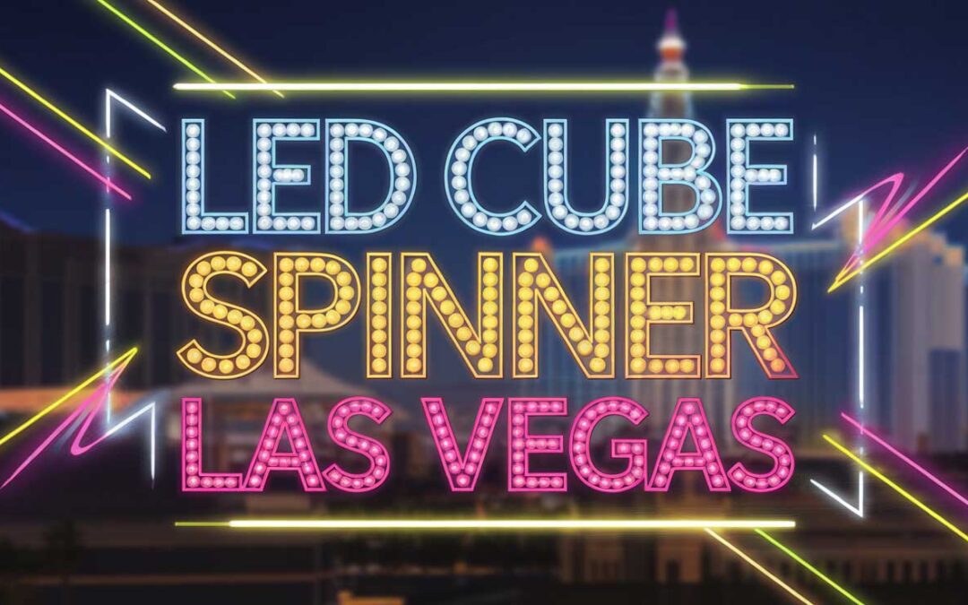 LED Cube Spinner in Las Vegas
