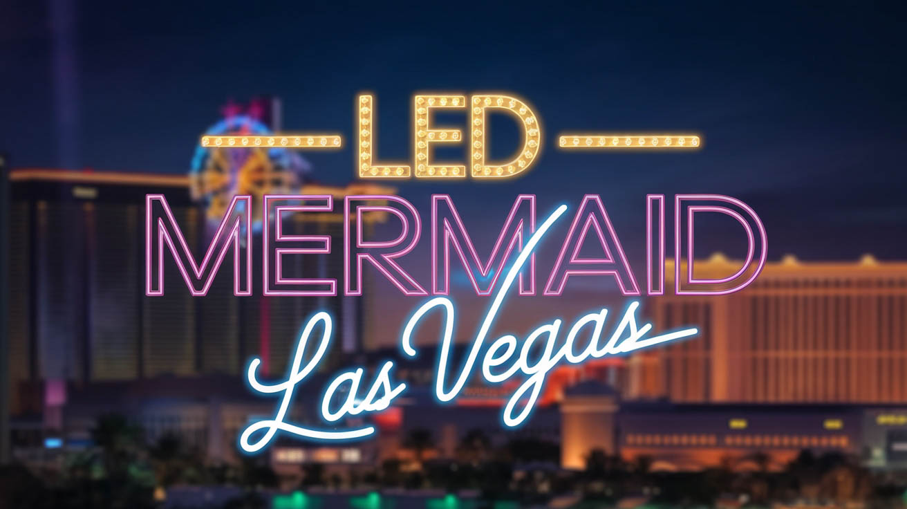 LED Mermaid in Las Vegas