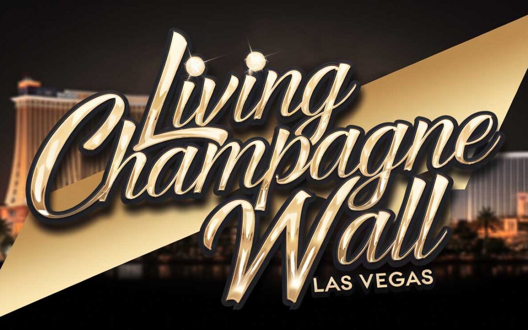 Living Champagne Wall in Las Vegas