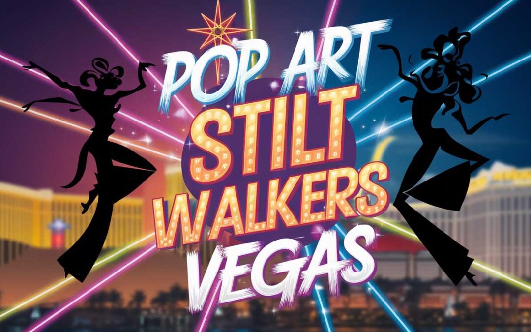 Pop Art Stilt Walkers in Las Vegas