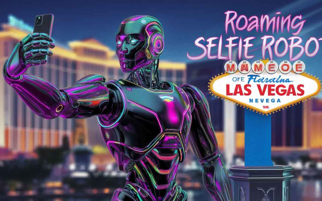 Roaming Selfie Robot in Las Vegas